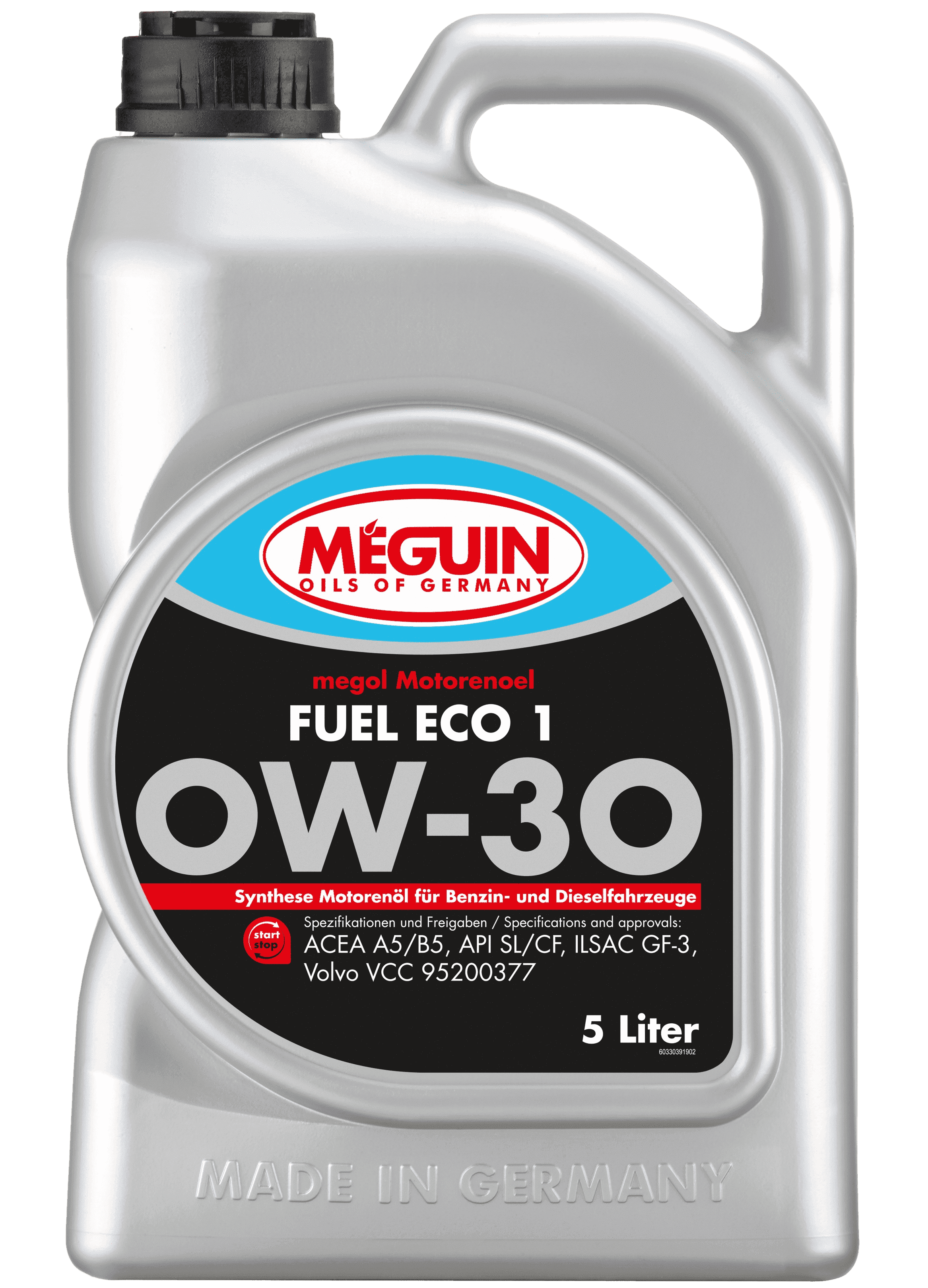 Моторное масло MEGUIN Megol Fuel Eco 1 0W-30, 5л